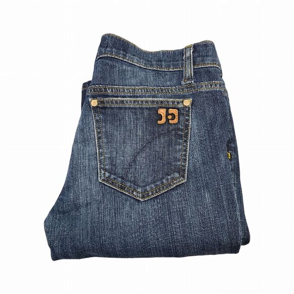 Joe's Jeans Women's 27 The Rocker Fit Burke Wash Flare Denim Jeans - Picture 10 of 16